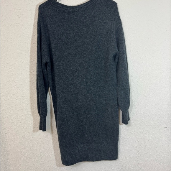 Women's Gray Sweater Dress - Picture 3 of 5